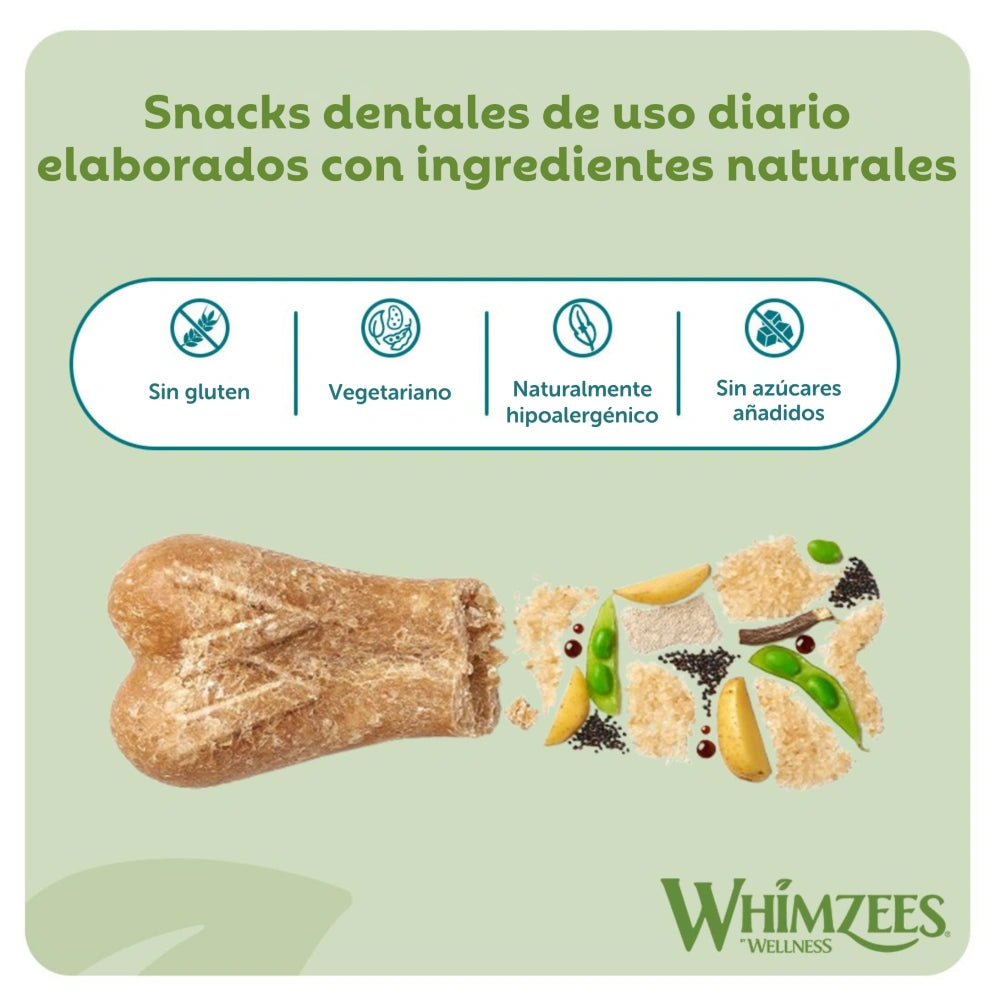 Whimzees Ricebone Snack Dental para Perros WHIMZEES Mascotas-Ávila