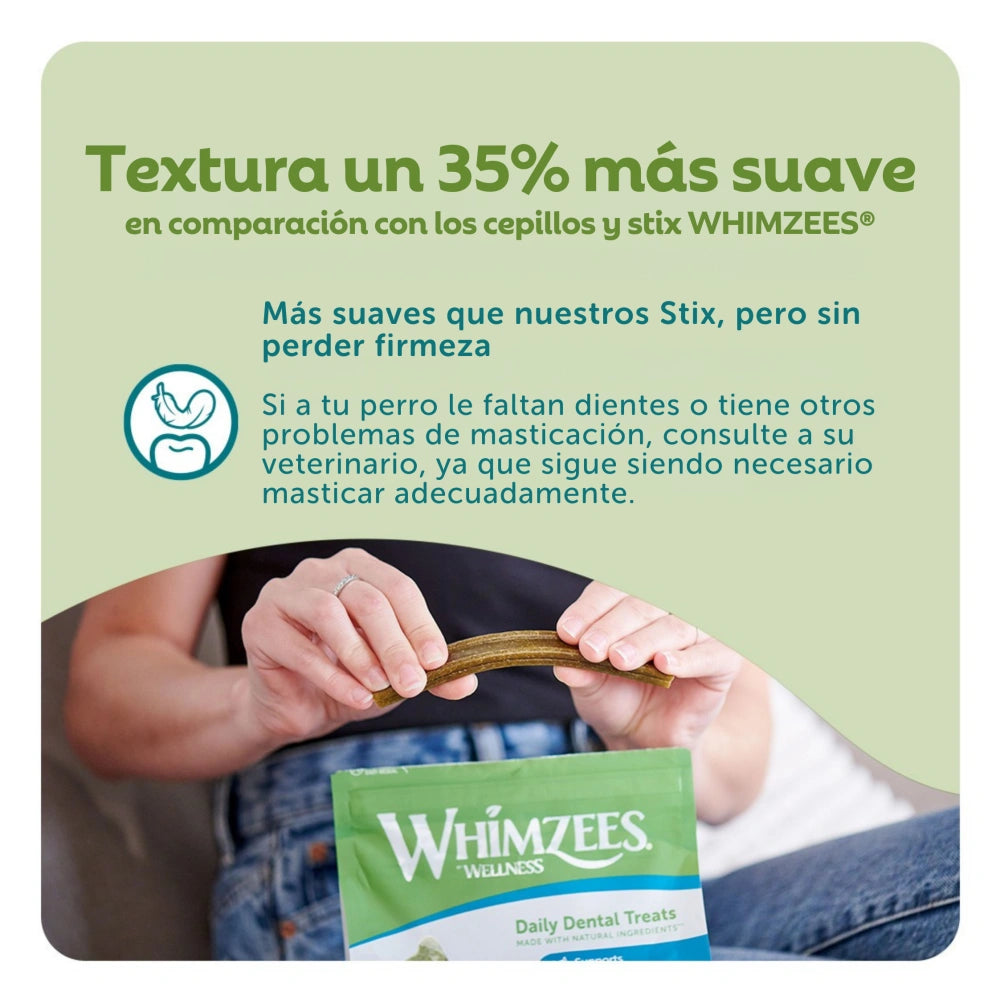 Whimzees Soft Value Snack Blandos para Perros - Bolsa de 360 g WHIMZEES Mascotas-Ávila