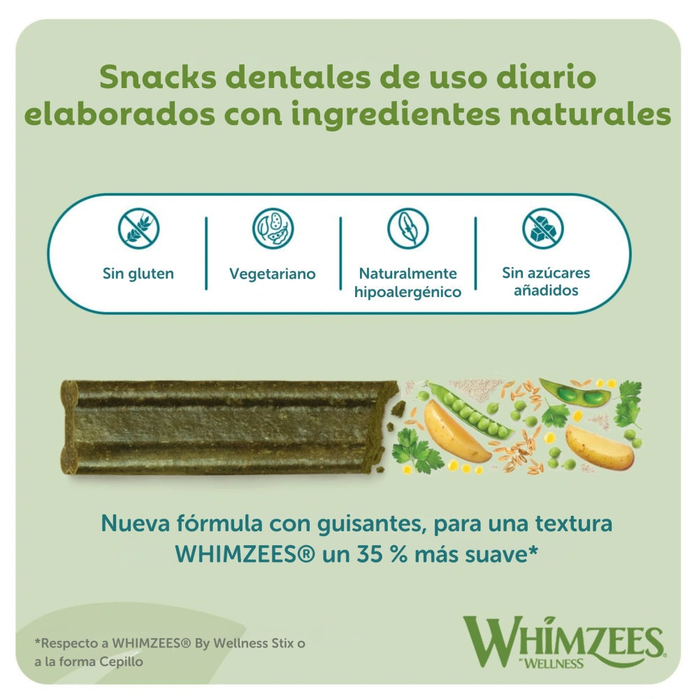 Whimzees Soft Value Snack Blandos para Perros - Bolsa de 360 g WHIMZEES Mascotas-Ávila