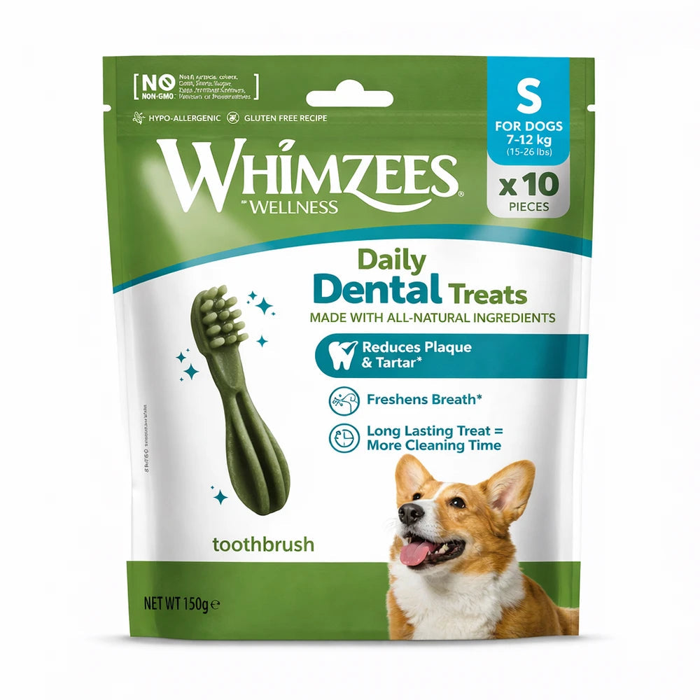 Whimzees Toothbrush Cepillo de Dientes Snack Dental para Perros WHIMZEES Mascotas-Ávila