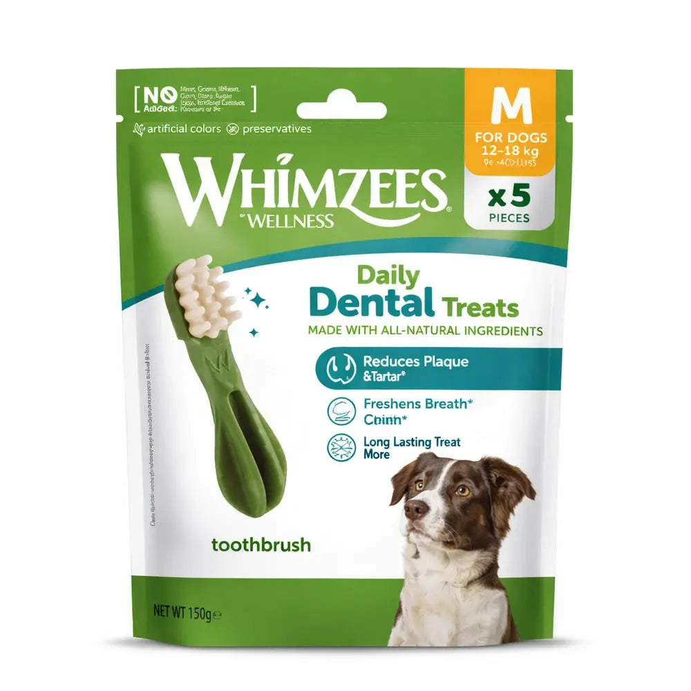 Whimzees Toothbrush Cepillo de Dientes Snack Dental para Perros WHIMZEES Mascotas-Ávila