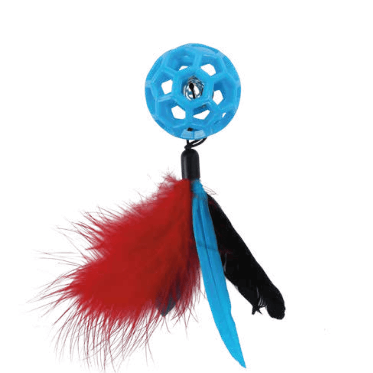 Wouapy Pelota TPR con Cola de Pluma Juguete para Gatos WOUAPY Mascotas-Ávila