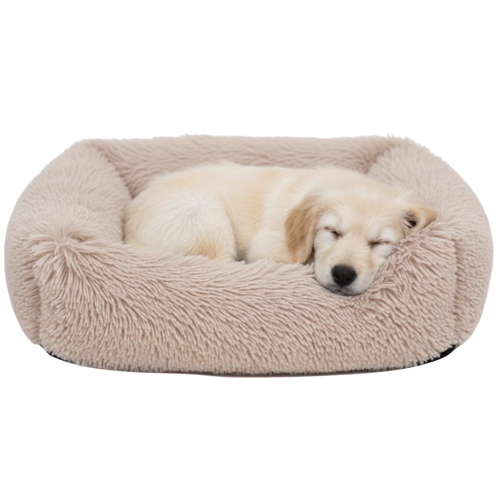 87x62x19cm / Beige Yagu Cuna Beti Rectangular Suave Relax para Perros YAGU Mascotas-Ávila