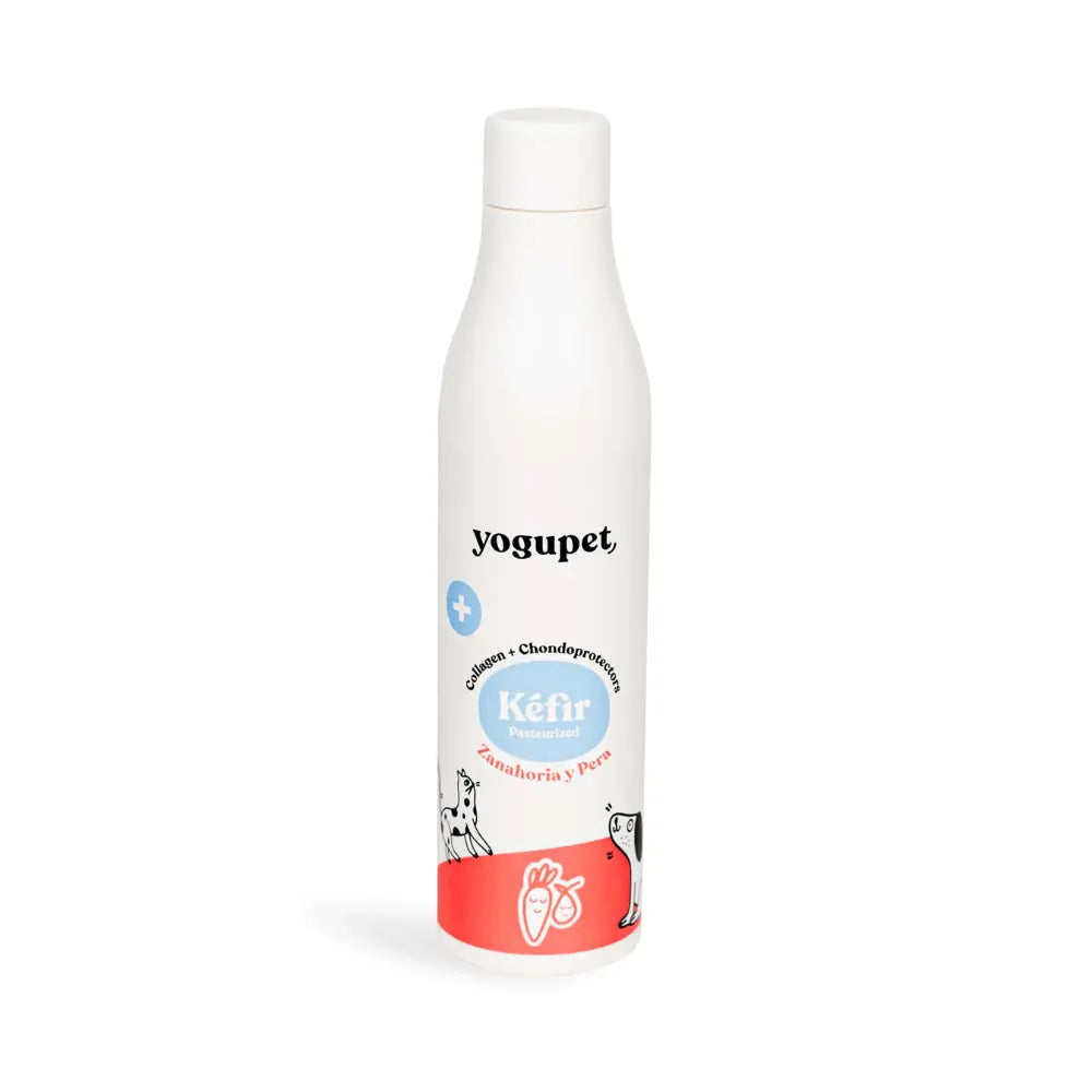 Antiinflamatorio (Pera y Zanahoria) Yogupet Kéfir Pasteurizado 200 ml con Probióticos y Prebióticos para Perros y Gatos YOGUPET Mascotas-Ávila