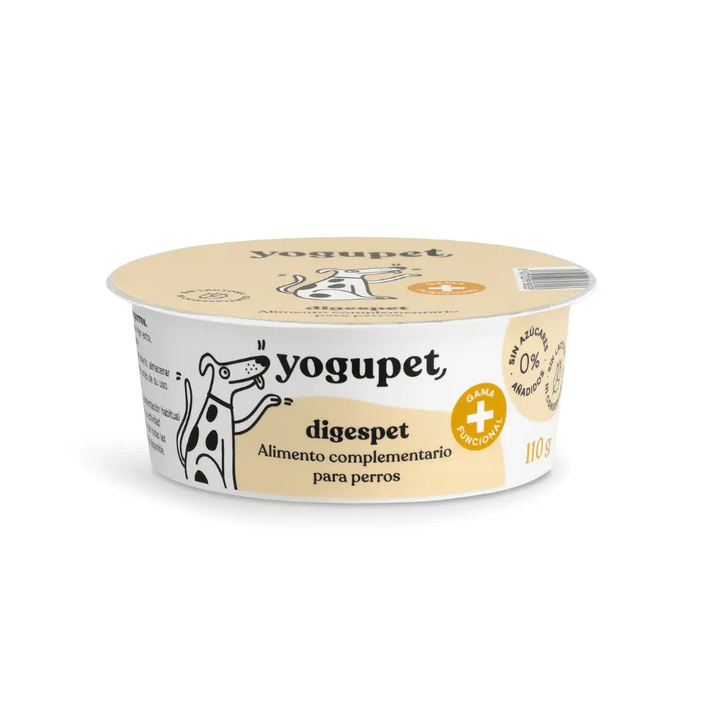 Yogupet Yogurt Funcional Digespet 110 g Mejora las Digestiones en Perros YOGUPET Mascotas-Ávila