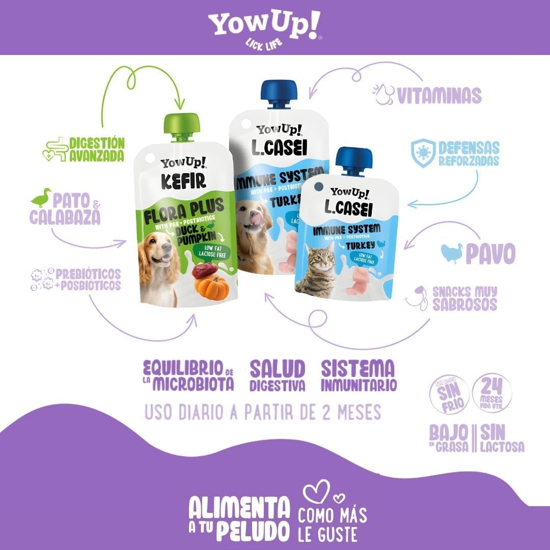 YowUp Flora Plus Kéfir con Pato y Calabaza para Perros 115 g YOWUP Mascotas-Ávila