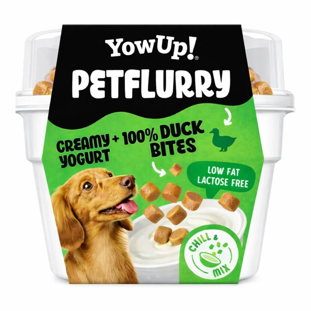 YowUp Petflurry Yogurt con Toppings de Pato para Perros Chill & Mix 125 g YOWUP Mascotas-Ávila