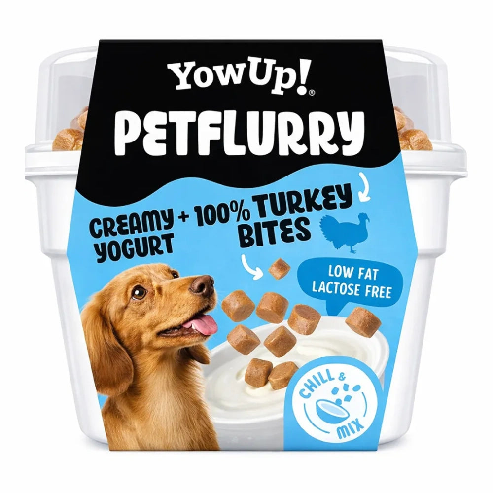 YowUp Petflurry Yogurt con Toppings de Pavo para Perros Chill & Mix 125 g YOWUP Mascotas-Ávila