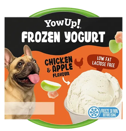 Yowup Helado Yogurt Pollo/Manzana 110 g YOWUP Mascotas-Ávila