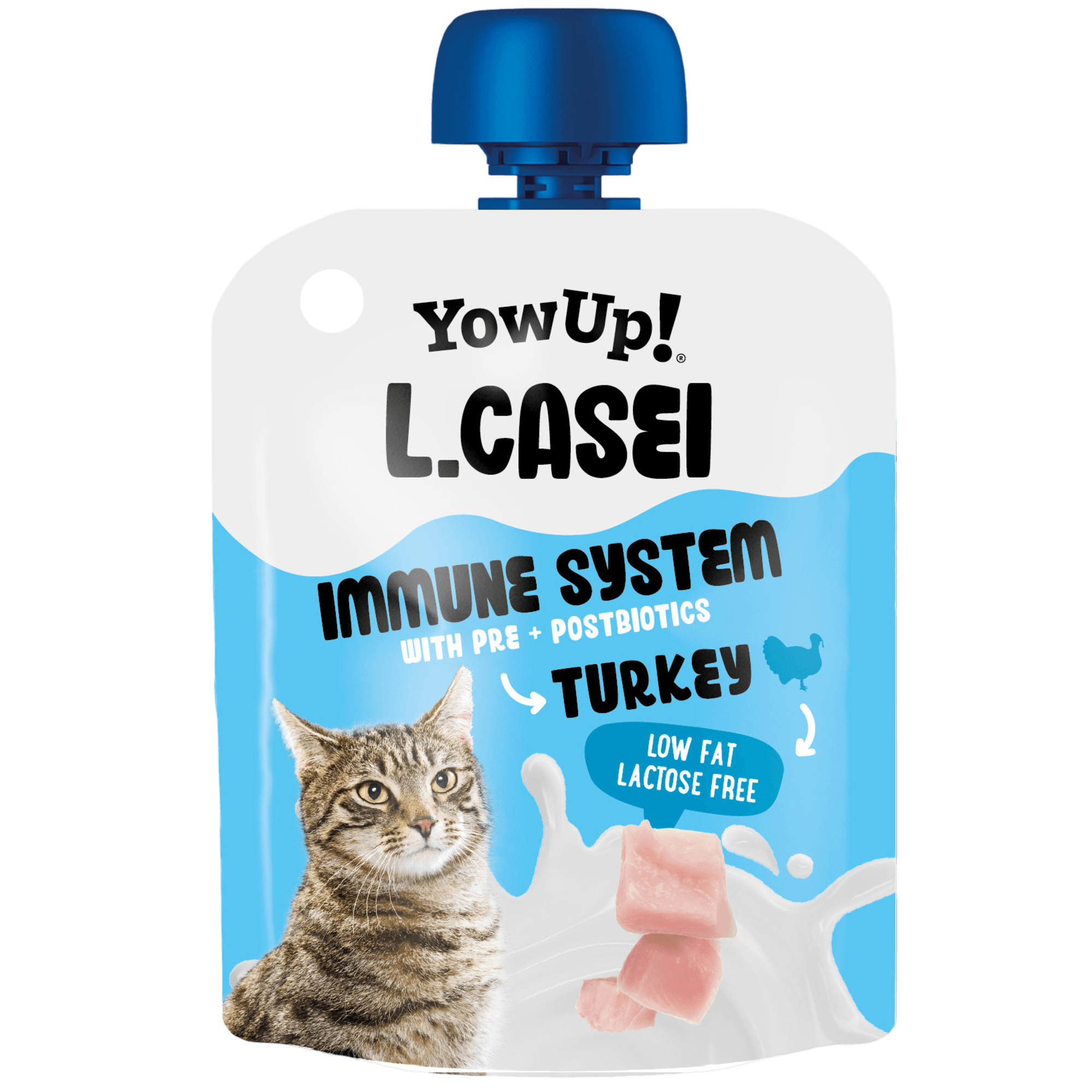 Yowup Yogur L,Casei Pavo Para Gatos 85 g YOWUP Mascotas-Ávila