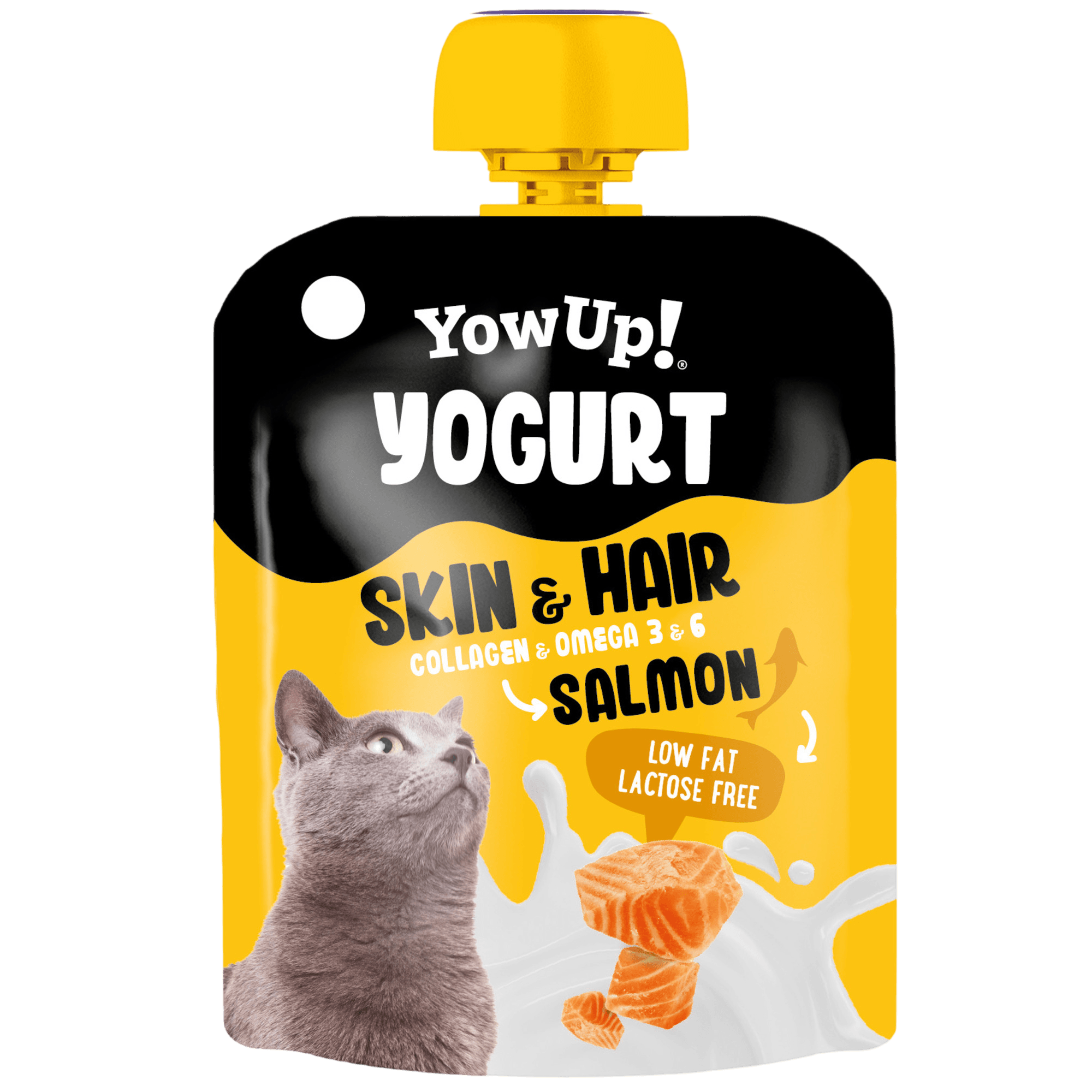 Yowup Yogur Skin & Hair Para Gatos 85 g YOWUP Mascotas-Ávila