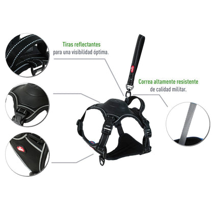 Zolux Arnés EasyRide con Correa Retráctil para Perros ZOLUX Mascotas-Ávila