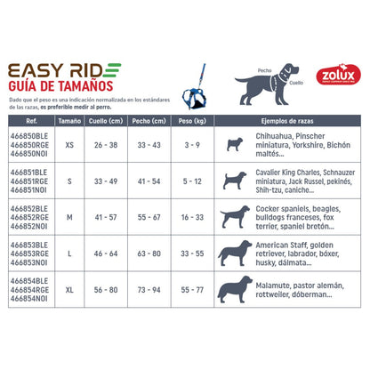 Zolux Arnés EasyRide con Correa Retráctil para Perros ZOLUX Mascotas-Ávila