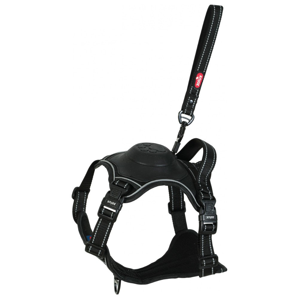 XL / Negro Zolux Arnés EasyRide con Correa Retráctil para Perros ZOLUX Mascotas-Ávila