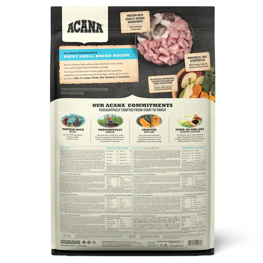 Acana Dog Puppy Small Breed - Mejor Precio - Mascotas Ávila