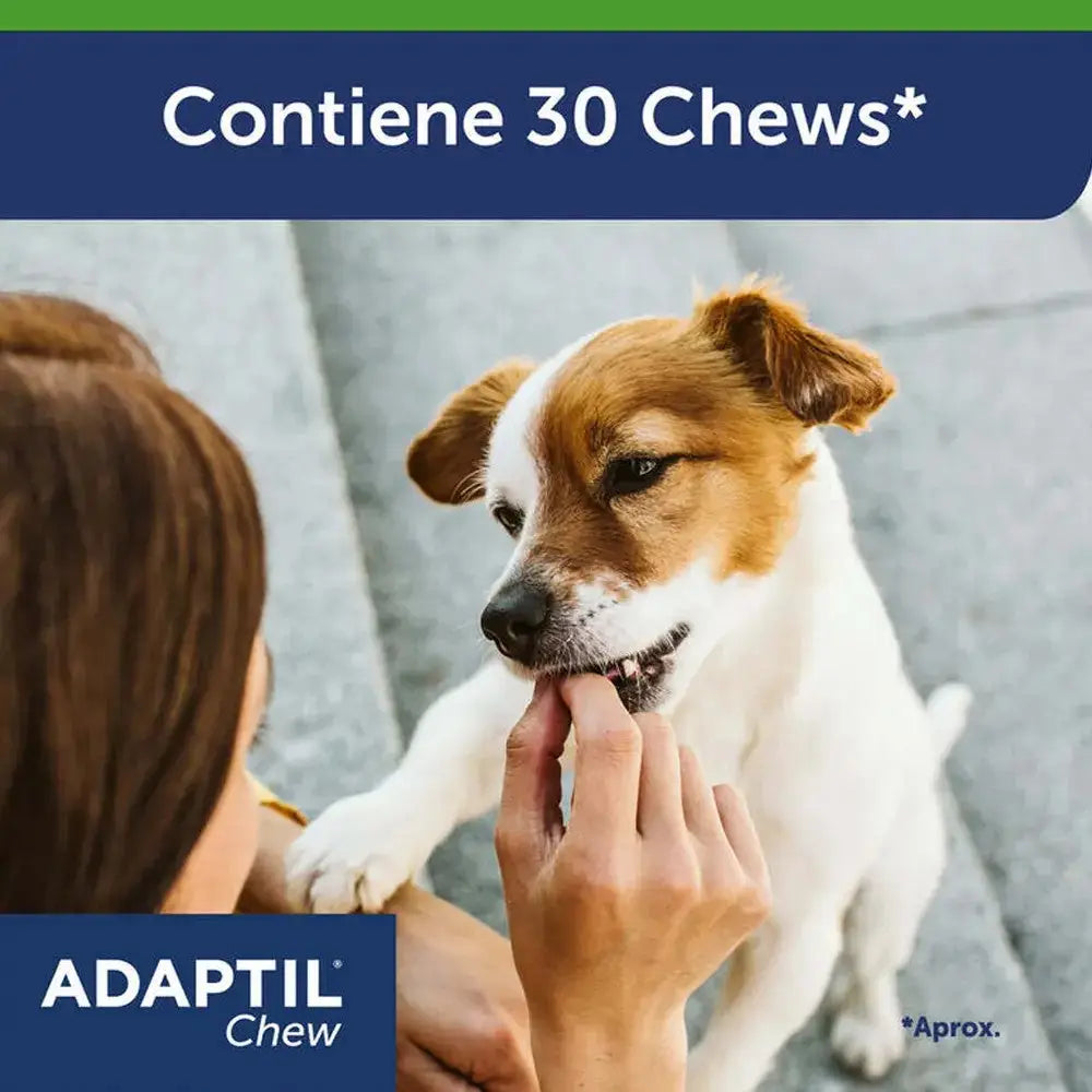 Adaptil Chews 30 Comprimidos Masticables Antiestrés y Relajante para Perros ADAPTIL
