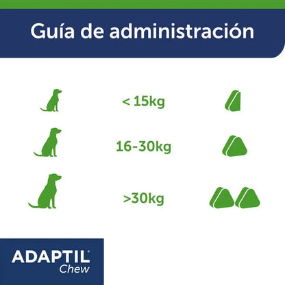 Adaptil Chews 30 Comprimidos Masticables Antiestrés y Relajante para Perros ADAPTIL