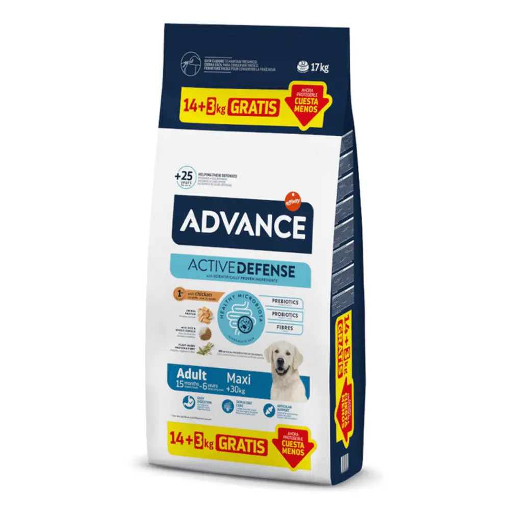 Advance Adult Maxi Chicken y Rice Pienso con Pollo y Arroz para Perros ADVANCE
