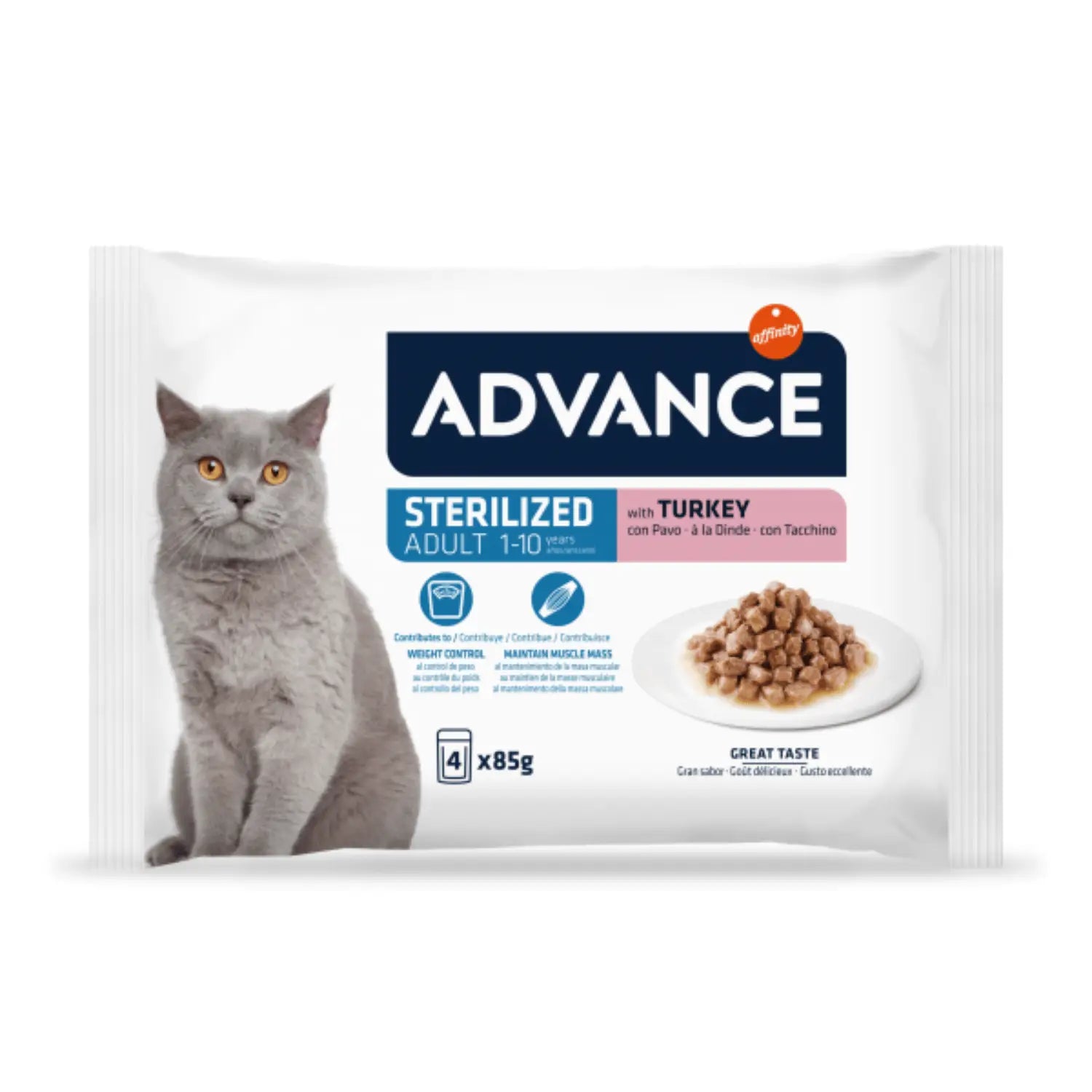 Advance Cat Bocaditos En Salsa 340Gr - Mejor Precio - Mascotas Ávila