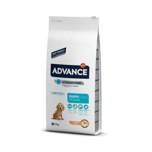 Advance Dog Puppy Medium Chicken & Rice 12Kg - Mejor Precio - Mascotas Ávila