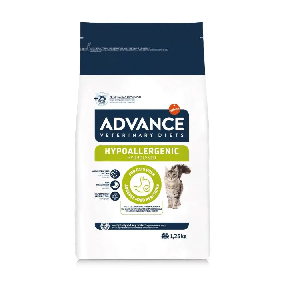 Advance Veterinary Diets Hypoallergenic Feline 1,25 kg Pienso para Gatos ADVANCE