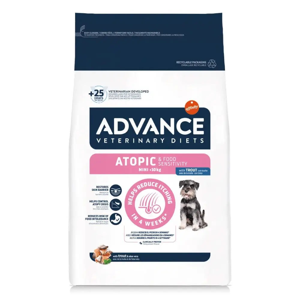 Advance Veterinary Diets Atopic Mini Trucha Pienso para Perros