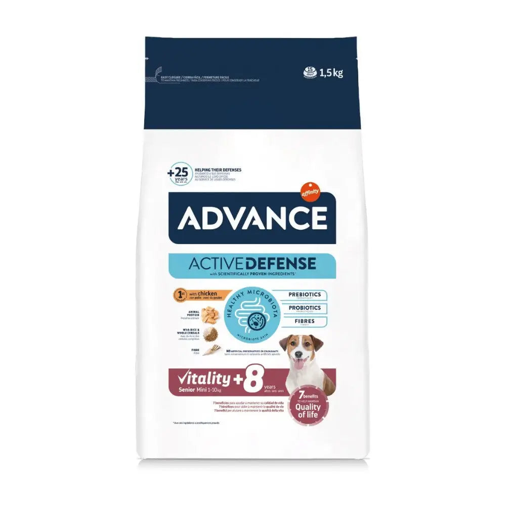 Advance Vitality Senior Mini +8 Pienso para Perros ADVANCE