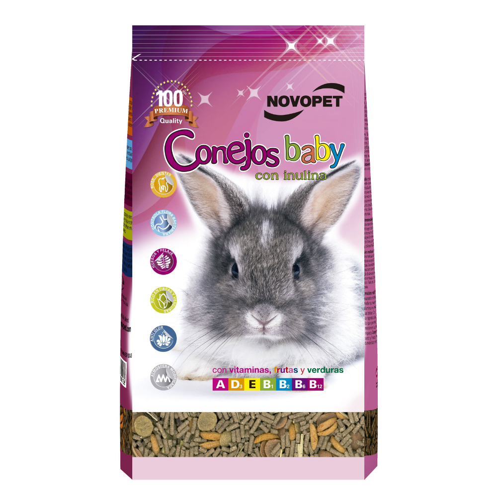 Alimento Conejos Baby 800 g Novopet NOVOPET Mascotas-Ávila