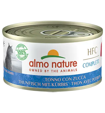 ALMO NATURE CAT HFC LATA 70GR COMPLETE ATÚN CON CALABAZA - Mejor Precio - Mascotas Ávila