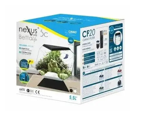 Acuario Nexus 5C Betta Life Blanco 5.5L - Mejor Precio - Mascotas Ávila