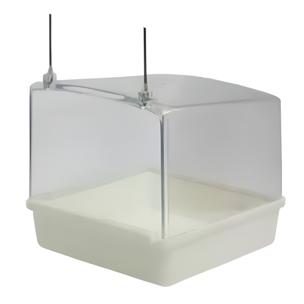 Bañera Exterior Cuadrada con Ganchos Metal PILESAN Mascotas-Ávila