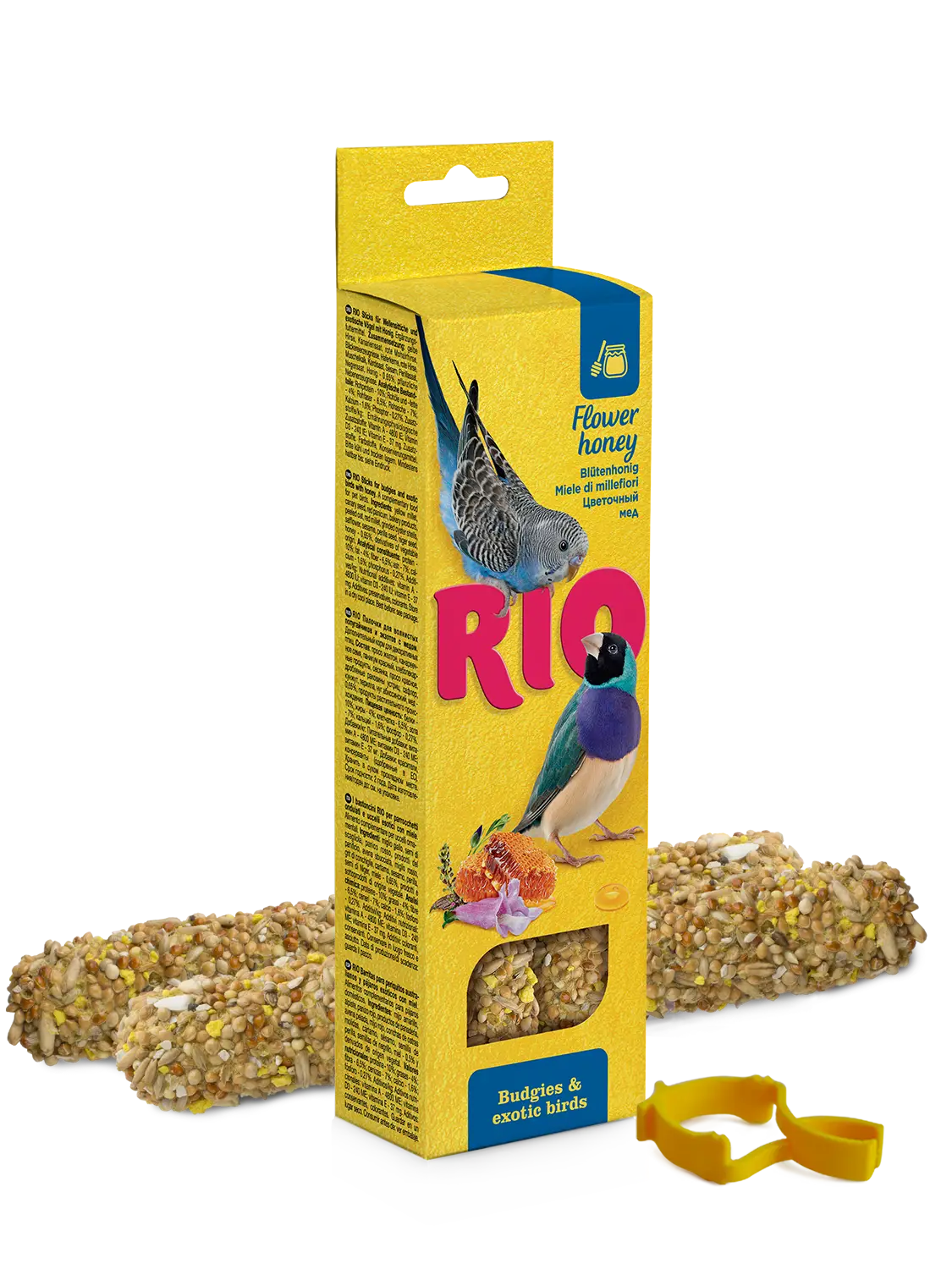 Barritas Con Miel Periquitos Y Aves Exóticas 2X40Gr Rio - Mejor Precio - Mascotas Ávila