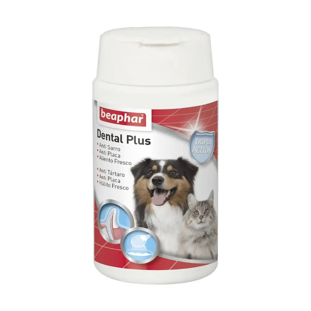 Beaphar Dental Plus 75 g Suplemento a base de Algas Pardas 100% Naturales en Polvo BEAPHAR