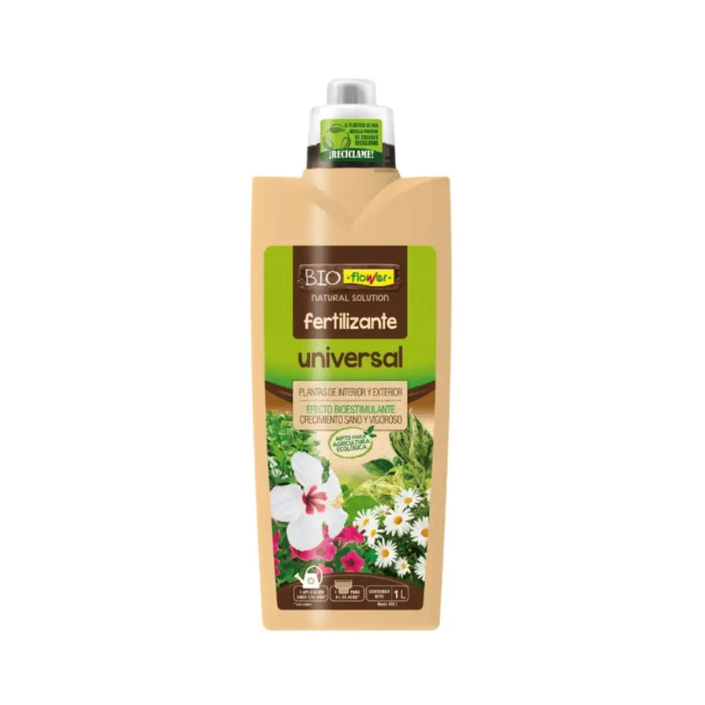 Bioflower Fertilizante Universal 1L Mascotas-Ávila