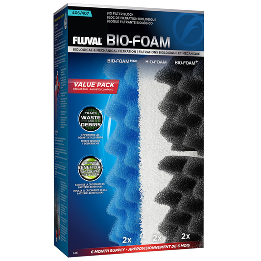 Fluval 407 Bio-Foam Pack 6 Meses FLUVAL Mascotas-Ávila