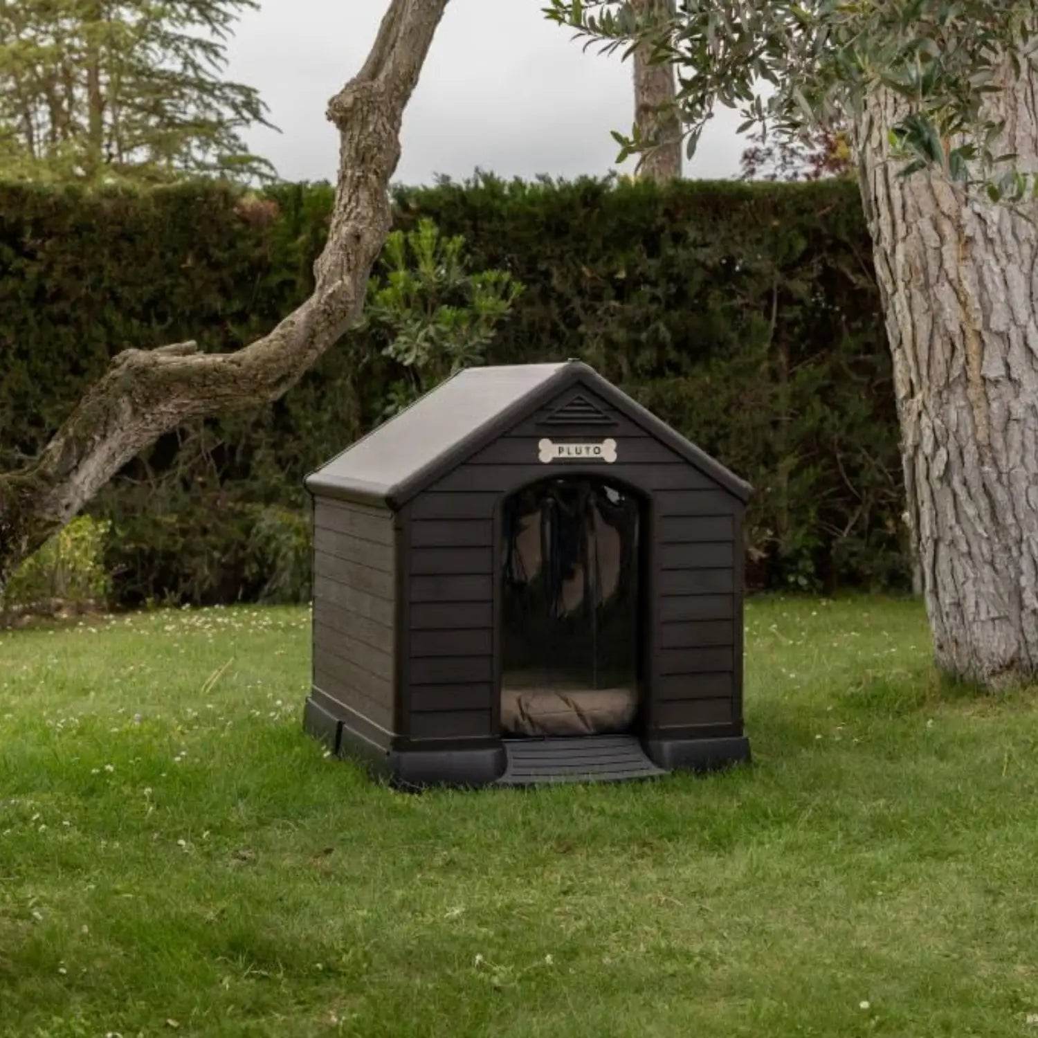 Caseta para Perros de Resina Curver Premium 95x99x99cm Marrón - Mejor Precio - Mascotas Ávila