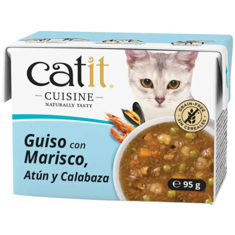 Catit Cuisine Guiso Marisco Atún y Calabaza 95 g CATIT