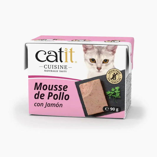 Catit Cuisine Mousse De Pollo Con Jamón 90G - Mejor Precio - Mascotas Ávila