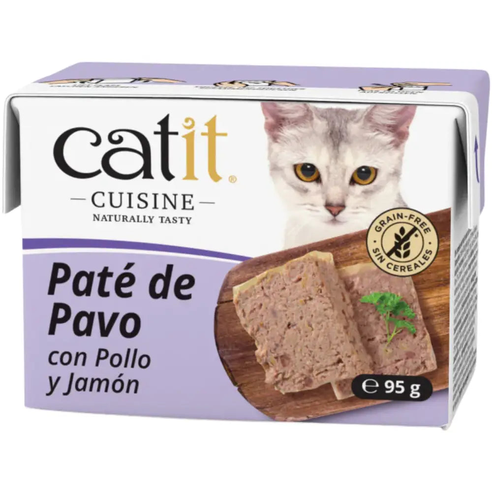 Catit Cuisine Paté de Pavo con Pollo y Jamón 95 g CATIT