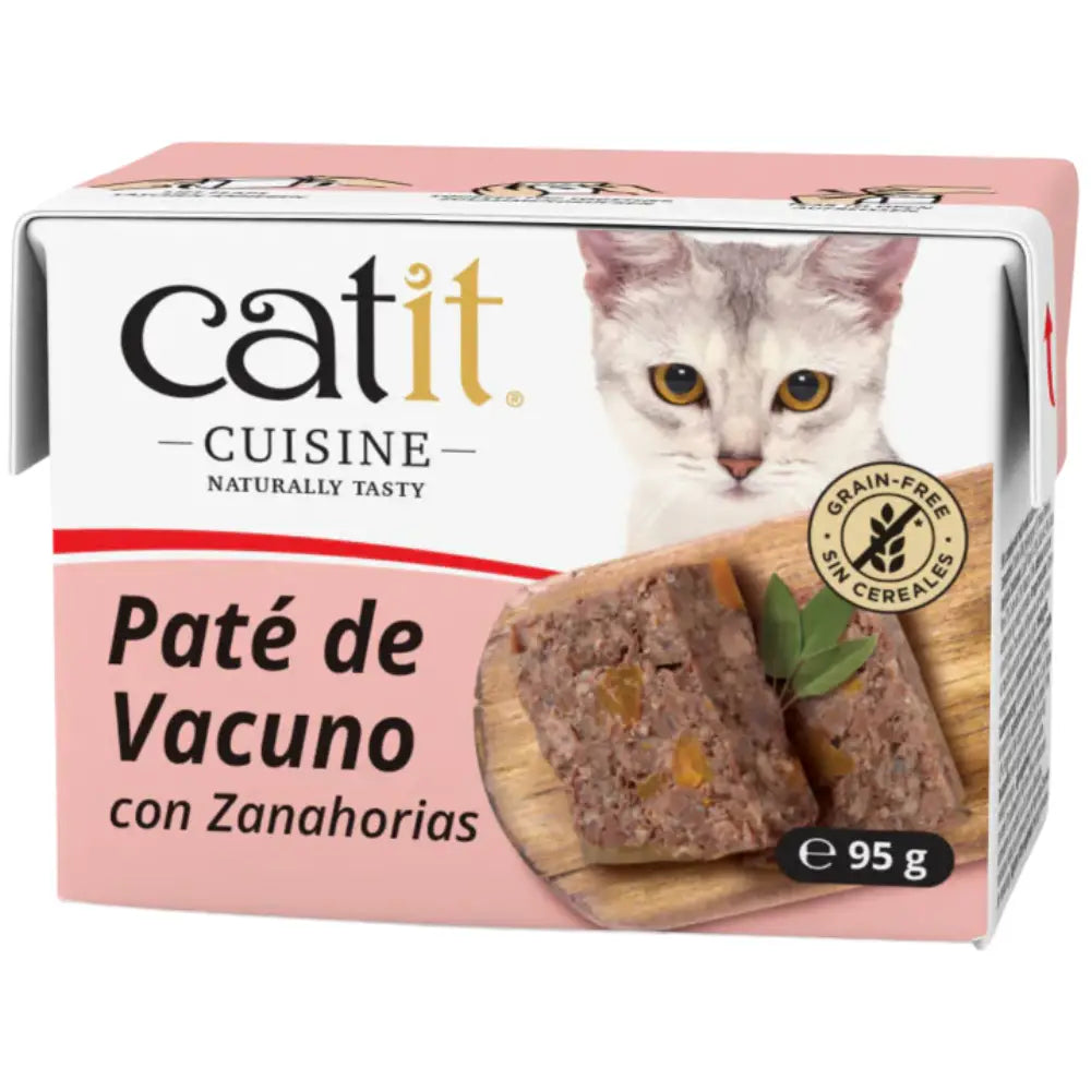 Catit Cuisine Paté de Vacuno con Zanahoria 95 g CATIT