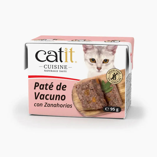 Catit Cuisine Paté De Vacuno Con Zanahoria 95G - Mejor Precio - Mascotas Ávila