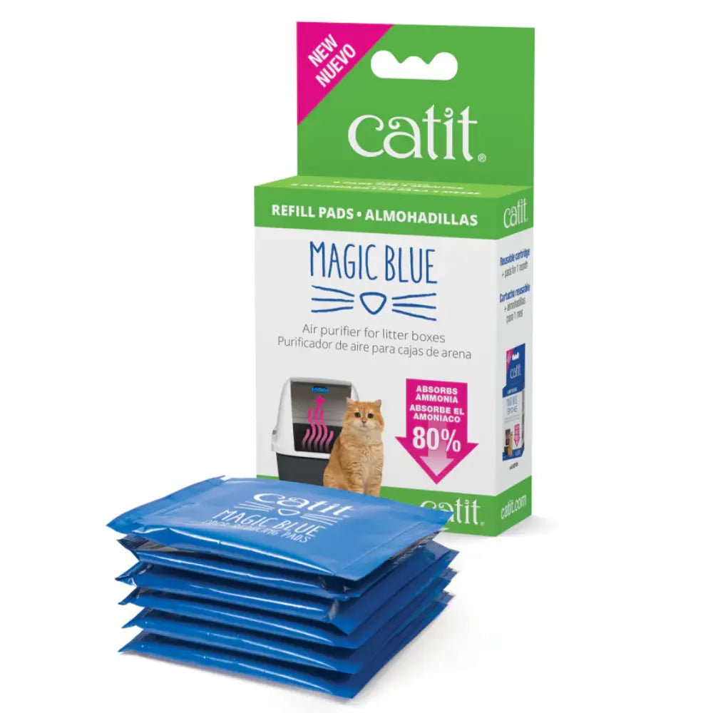 Catit Magic Blue Recambio Almohadilla Reductor de Olores Para Gateras CATIT