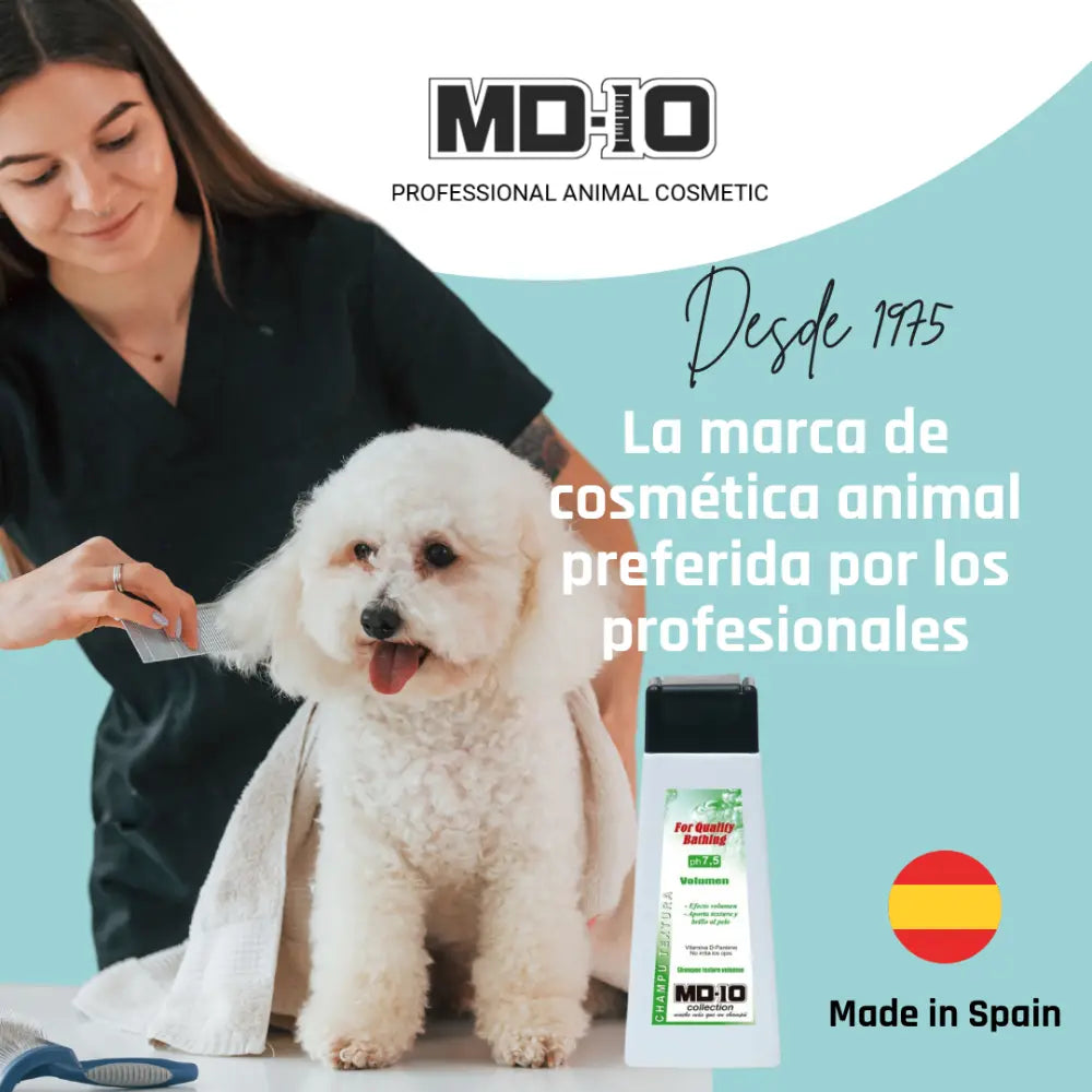 Champú Perro 300 ml Pelo Corto Textura Md10 MD10