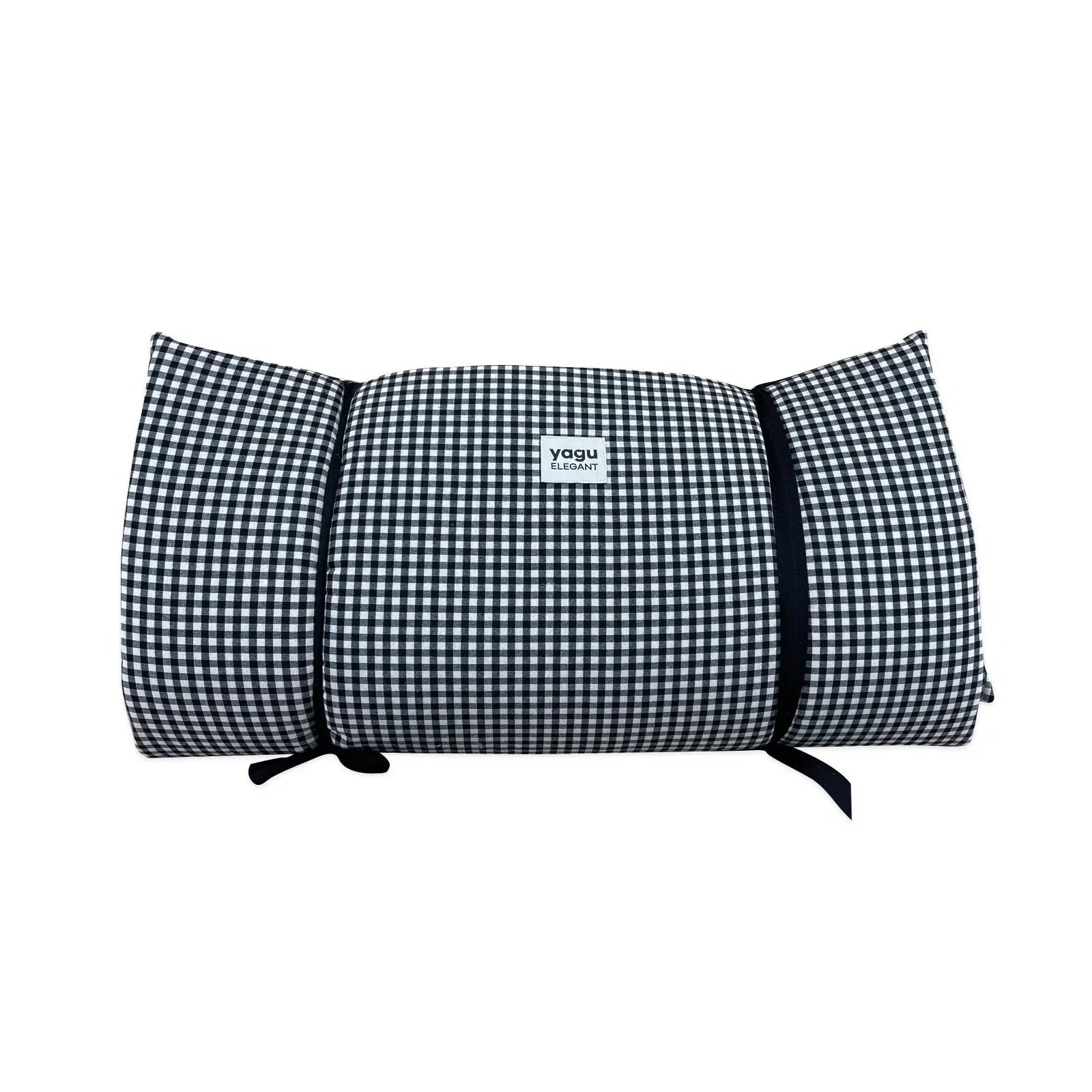 Colchon Viaje Zenda Vichy Negro (109X66X6Cm) - Mejor Precio - Mascotas Ávila