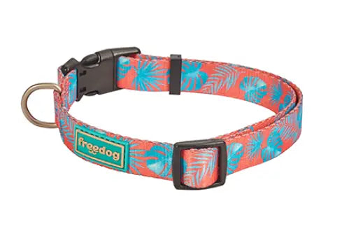 Freedog Summer Collar Coral Palm 15Mm X 20/50Cm T-S - Mejor Precio - Mascotas Ávila