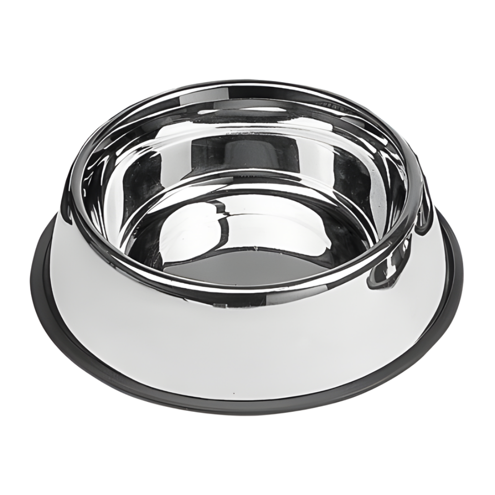 Comedero de Acero Inoxidable Antideslizante