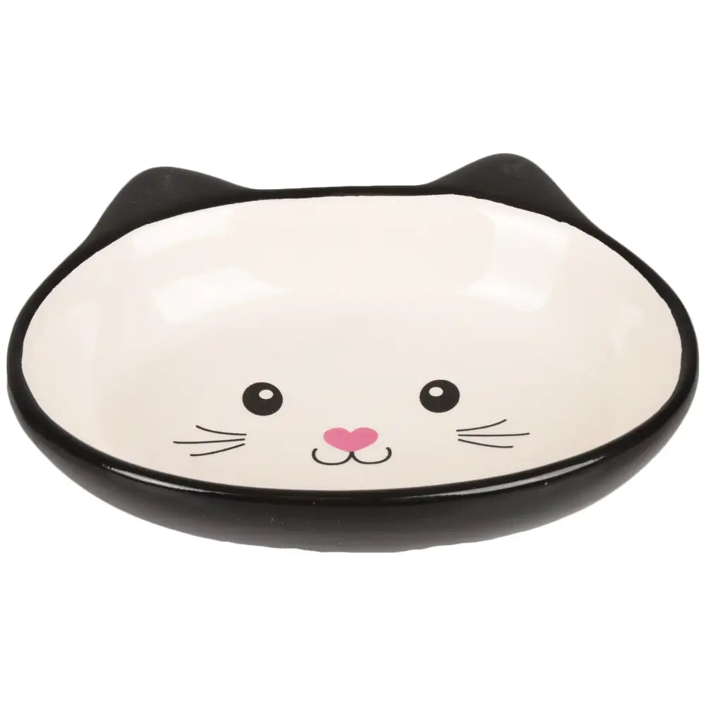 Flamingo Comedero Ceramica Gato Isa Negro 14 cm FLAMINGO