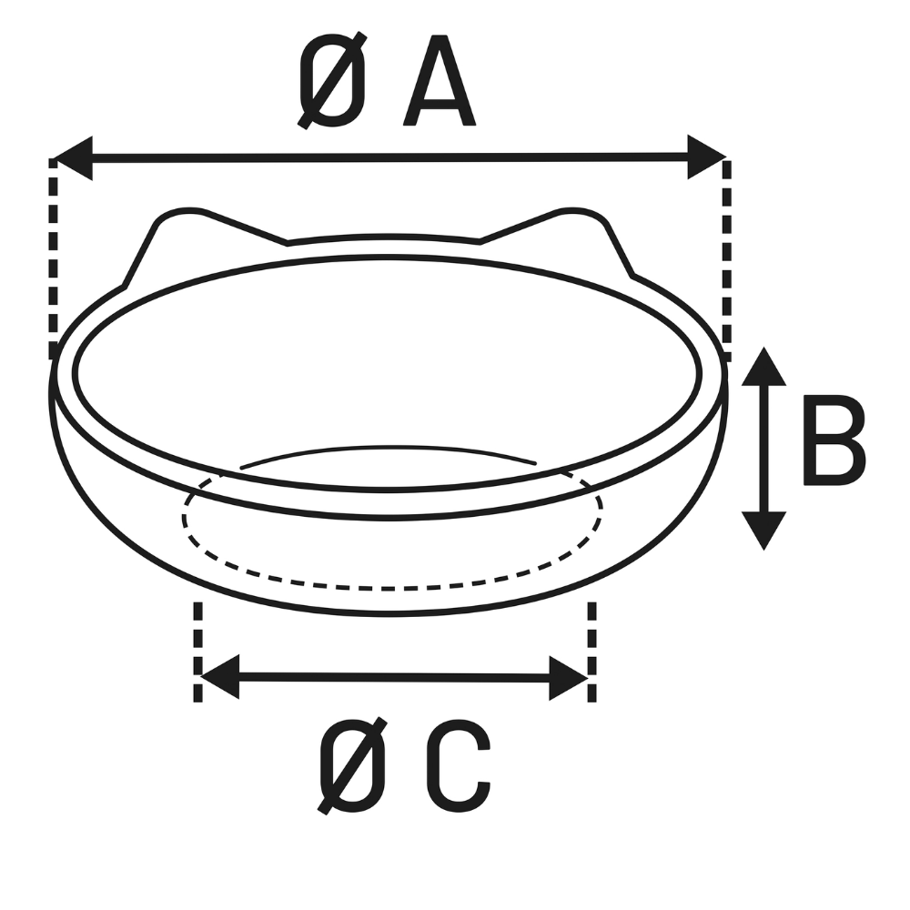 Comedero Gato Ceramica Puzi Rosa 125 ml FLAMINGO Mascotas-Ávila