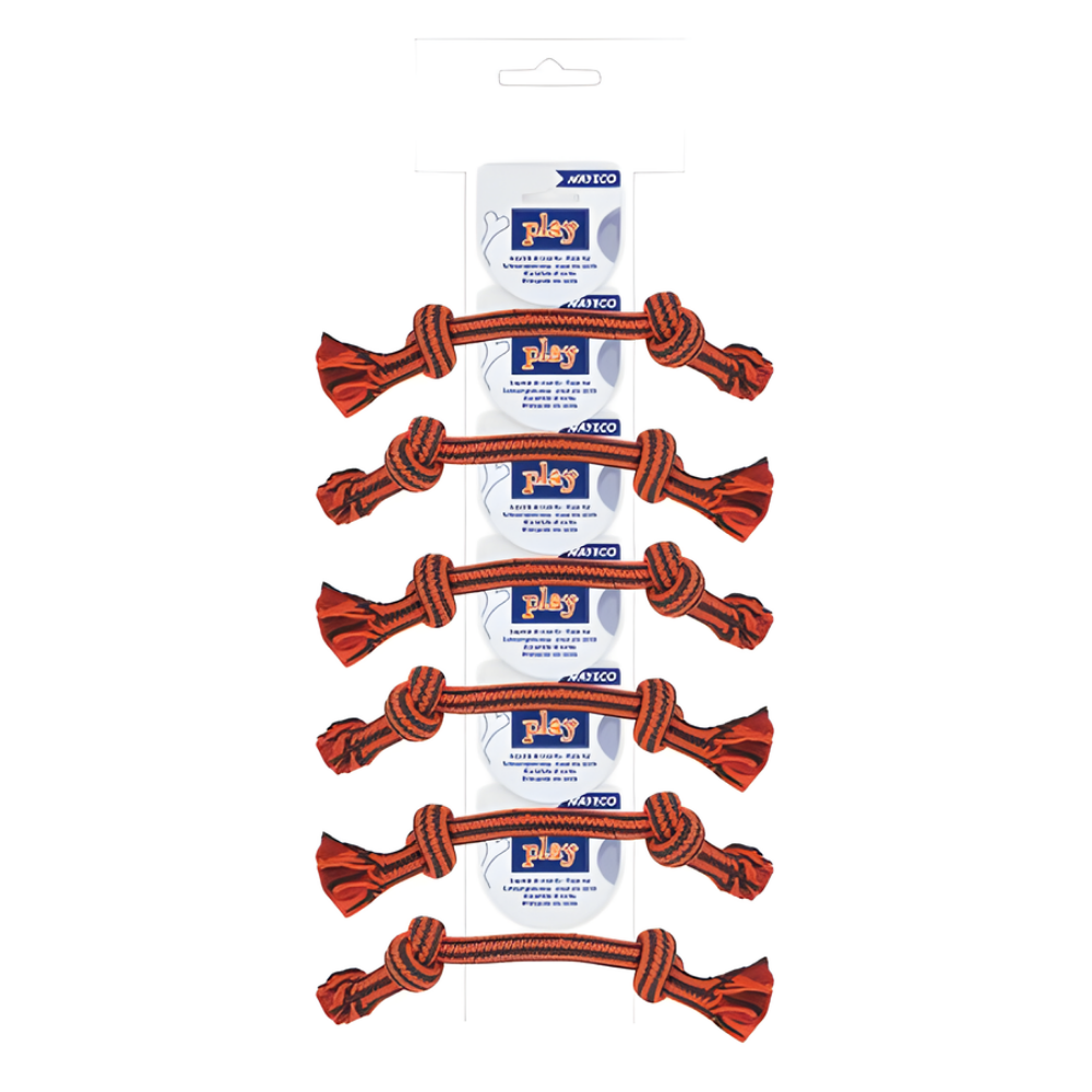 Ristra Cuerda Dental Bicolor 30 cm-105 g Naranja