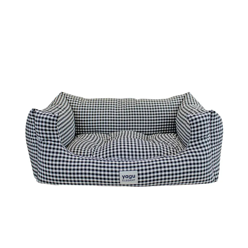 Cuna Confort Vichy Negro - Mejor Precio - Mascotas Ávila